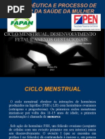 3.Ciclo Menstrual, Desenvolvimento Fetal e Anexos Gestacionais.
