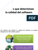 Factores Que Determinan La Calidad Del Software