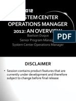 SC Operations Manager 2012_BDuque
