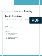 Expert System For Banking Credit Decisions