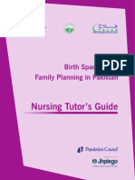 Birthspacing and Family Planning in Pakistan - Nursing - Tutor's - Final