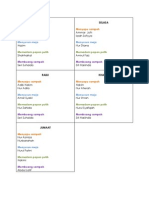 Jadual Bertugas