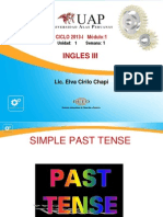 Past Tense Verb To Be