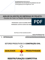 Aula - Gestão Das Empresas de Projeto PDF