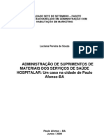 54724806 54545244 Administracao de Suprimentos de Materiais Dos Servicos de Saude Hospitalar Um Caso Na Cidade de Paulo Afonso Ba