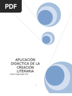 1.-APLICACIÓN DIDÁCTICA DE LA CREACIÓN LITERARIA