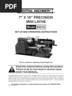 Download Central MachineryModel 93212 Manual in English by Noel SN128777912 doc pdf