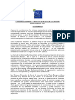 Carta Europea de Los Derechos de Los Pacientes
