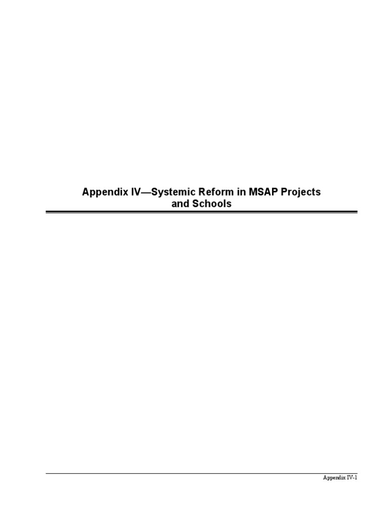 MSAP Projects: Standards-Based Reform Insights | PDF | Change | Teachers