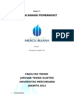 Perencanaan Pembangkit: Fakultas Teknik Jurusan Teknik Elektro Universitas Mercubuana JAKARTA 2011