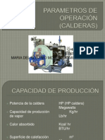 Calderas Parametros de Operación