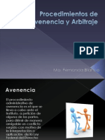 Procedimientos de Avenencia y Arbitraje