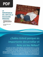 La Importancia Del Arte en La Educación Primaria