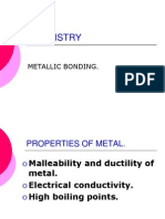 Chemistry: Metallic Bonding