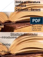 Dimitrie Cantemir SAVANT