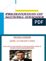 Presentation On Michael Hammer