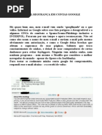 FrÁgil SeguranÇa Em Contas Google