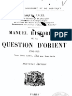Ancel-Manuel Historique de La Question D'orient PDF