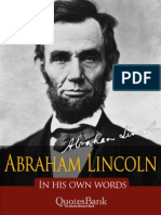 Abraham Lincoln in His Own Words