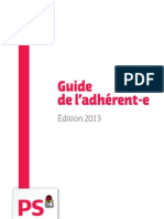 Guide Adherent 2013