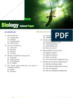 AIIMS Biology Solved Paper-2011
