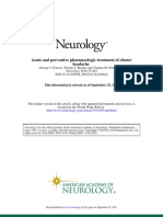 Acute and Preventive Pharmacologic Treatment of Cluster Headache