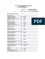 Selección de Prestaciones Valorizadas