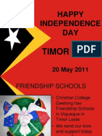 East Timor Happy Independence Day 2011