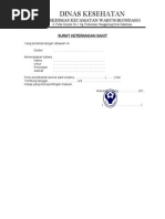 Contoh Surat Keterangan Sakit