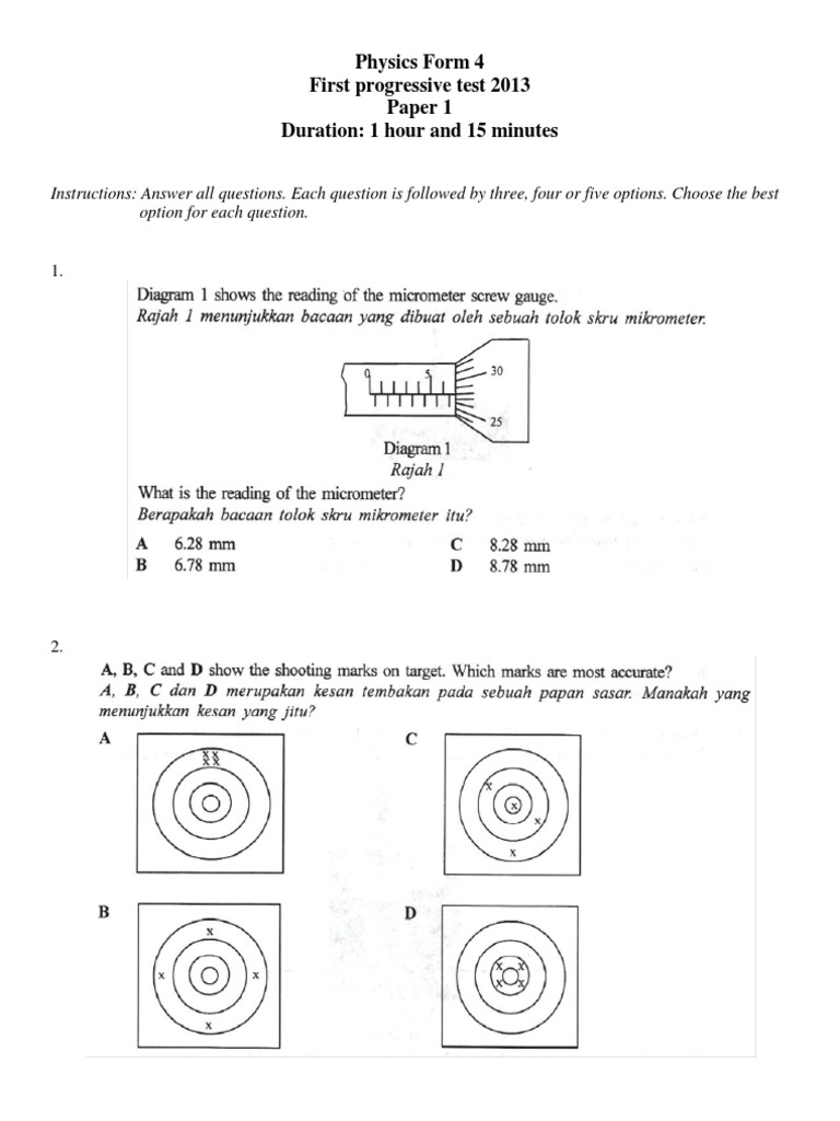 Physics Form 4 PDF