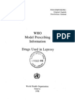 WHO Model Prescribing Information Drug Used in Leprosy