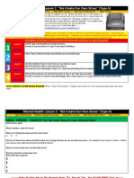Mental Health: Lesson 7, "We Create Our Own Stress" (Type A)