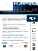 Field Service & Mobile Workforce Management 2013