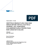 Its-undergraduate-8792-1105100007-Identifikasi Sebaran Fluida Panas Bumi Dengan Metode Vertical Electrical Sounding (Ves) Konfigurasi Schlumberger Daerah Prospek Panas Bumi Cangar Batu Malang