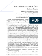 São Tomás de Aquino. Este É o Livro Dos Mandamentos de Deus