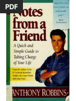 Notes From A Friend - Anthony Robbins PDF