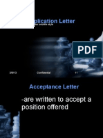 Application Letter