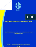 Pedoman Akreditasi Majalah Ilmiah 2011
