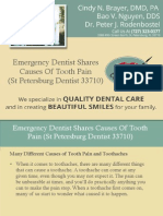 Emergency Dentist Shares Causes of Tooth Pain (ST Petersburg Dentist 33710)