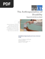 The Anthropometrics of Disability