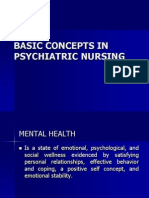 Basic Concepts in Psychiatric Nursing