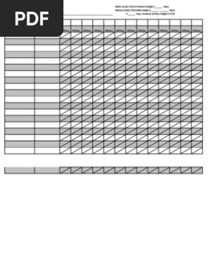Workout Card Blank