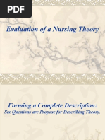 Download Evaluation of a Nursing Theory NURSING THEORY PPT by Maria Poly SN128906798 doc pdf