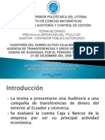 AUDITORÍA FINANCIERA A  LOS RUBROS CAJA Y BANCOS.pptx