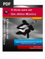 6 dicas para ser um ótimo musico