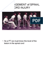 Pt Management of Spinal Cord Injury