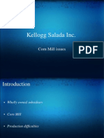 Kellogg Salada Inc.: Corn Mill Issues