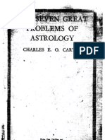 The Seven Great Problems of Astrology-C.E.O.Carter
