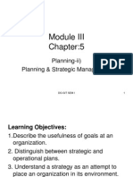 5 - Planning & Strategic Management