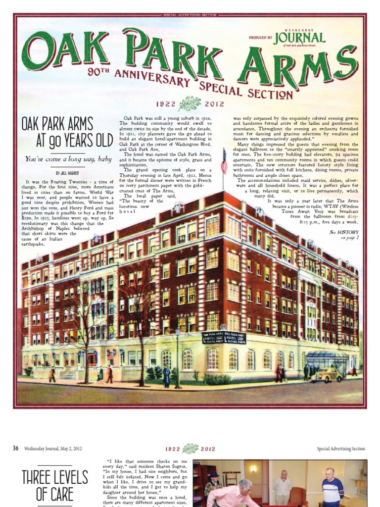 Oak Park Arms 90 Years, 2012 Am Broadcasting Assisted Living
